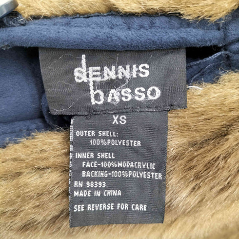 90S dENNIS BY dENNIS bASSO reversible faux mouton hooded coat リバーシブルムートンコート レディース import:XS