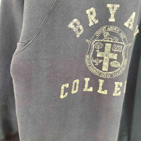 ベルバシーン Velva Sheen BRYAN COLLEGE ラグラン クルーネックスウェット 袖リブツートン フェード メンズ