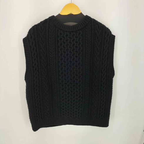 オーラリー AURALEE FRENCH MERINO ARAN KNIT VEST メンズ JPN:1