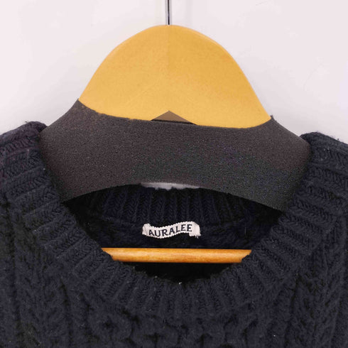 オーラリー AURALEE FRENCH MERINO ARAN KNIT VEST メンズ JPN:1