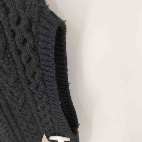 オーラリー AURALEE FRENCH MERINO ARAN KNIT VEST メンズ JPN:1