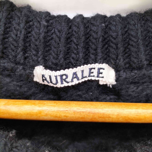 オーラリー AURALEE FRENCH MERINO ARAN KNIT VEST メンズ JPN:1