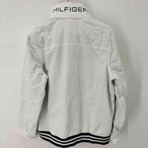 トミーヒルフィガー TOMMY HILFIGER ロゴ刺繍 フードパッカブルスタンドカラーブルゾン メンズ JPN:L