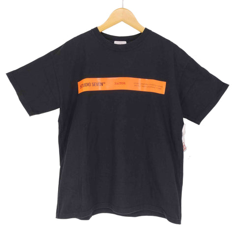 スタジオセブン STUDIO SEVEN ラバーラインデザイン半袖Tシャツ メンズ JPN:S