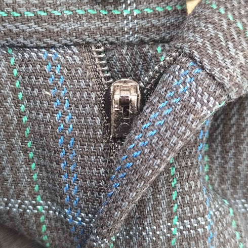 2タック入り チェック柄 スラックス メンズ