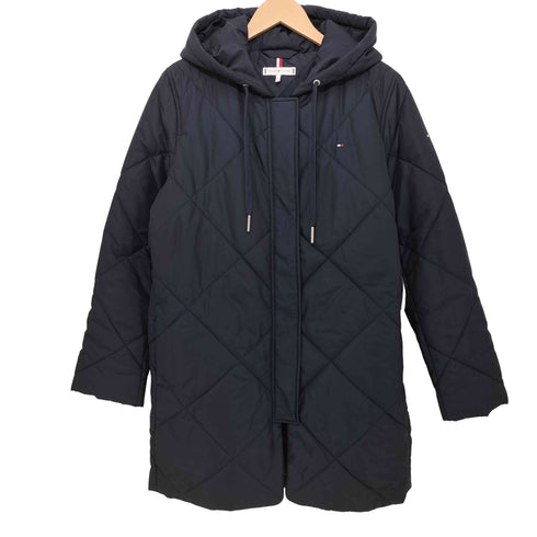 トミーヒルフィガー TOMMY HILFIGER 23AW キルティングフーデッドコート レディース import:S