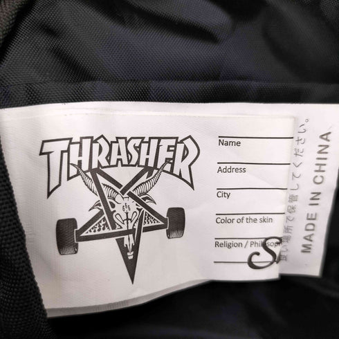 スラッシャー THRASHER ロゴプリントウエストバッグ メンズ
