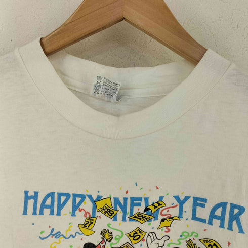 ヘインズ Hanes USA製 1988 HAPPY NEW YEAR キャラクタープリントTシャツ メンズ import:L