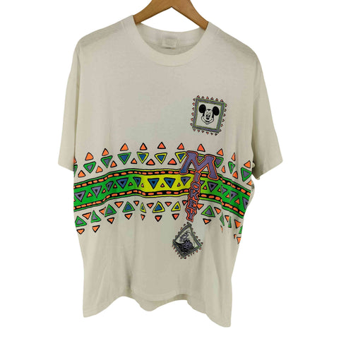 USA製 トライバル キャラクタープリントTシャツ メンズ import:L