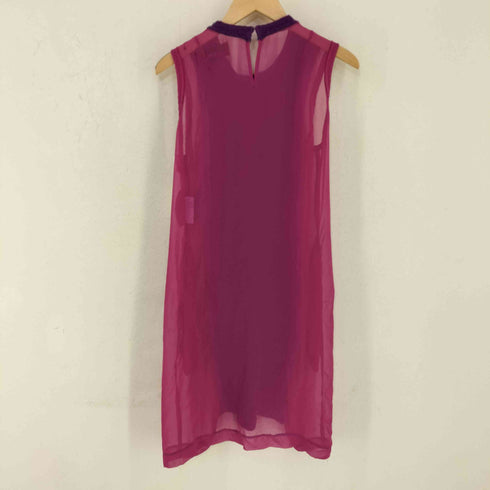 トリココムデギャルソン tricot COMME des GARCONS 13AW モヘアニット切替 シアーワンピース レディース JPN:S
