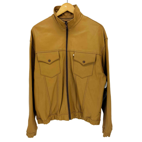 ウエストオーバーオールズ WESTOVERALLS 別注レザートラックジャケット leather track jacket F タ イプ メンズ