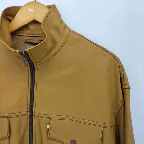 ウエストオーバーオールズ WESTOVERALLS 別注レザートラックジャケット leather track jacket F タ イプ メンズ