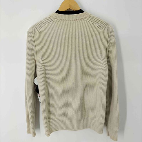 オーラリー AURALEE WOOL CASHMERE RIB KNIT カシミヤ混畦編みクルーネックセーター メンズ JPN:3