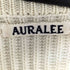 オーラリー AURALEE WOOL CASHMERE RIB KNIT カシミヤ混畦編みクルーネックセーター メンズ JPN:3
