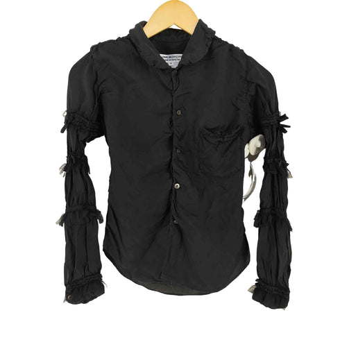 コムデギャルソンコムデギャルソン COMME des GARCONS COMME des GARCONS 10SS アームフリル キュプラシャツ レディース JPN:XS