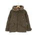ギャップ Gap 00s OLD GAP オールドギャップ SNORKEL JACKET フェイクファー フード裏ボア 裏地キルティング ナイロン フライトジャケット 中綿ジャケット メンズ import:XS