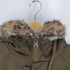 ギャップ Gap 00s OLD GAP オールドギャップ SNORKEL JACKET フェイクファー フード裏ボア 裏地キルティング ナイロン フライトジャケット 中綿ジャケット メンズ import:XS