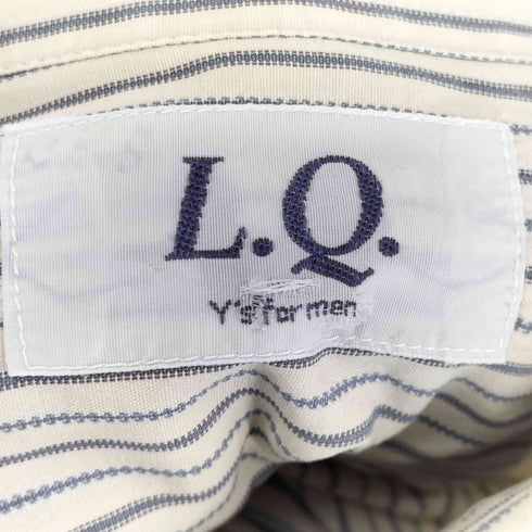 LQ Y's for men ストライプ長袖シャツ メンズ