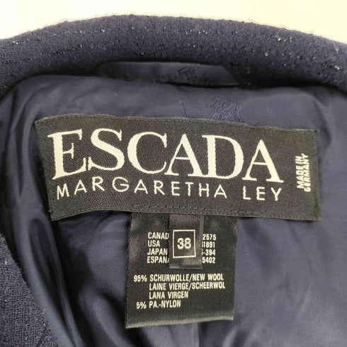 エスカーダ ESCADA 銀釦 ラメジャケット レディース JPN:38