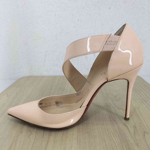 クリスチャンルブタン CHRISTIAN LOUBOUTIN ストラップエナメルパンプス レディース 36 1/2