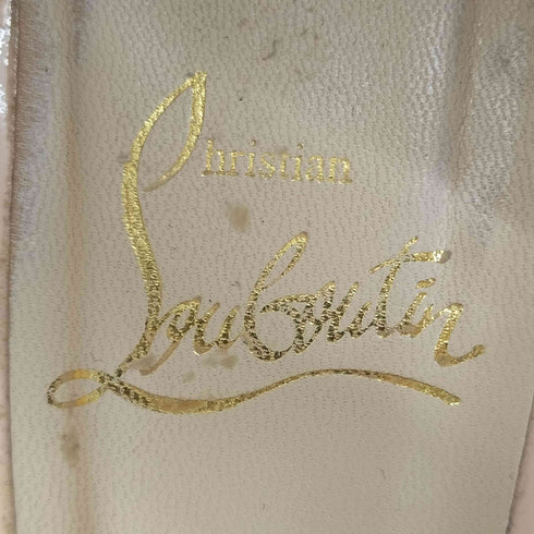 クリスチャンルブタン CHRISTIAN LOUBOUTIN ストラップエナメルパンプス レディース 36 1/2