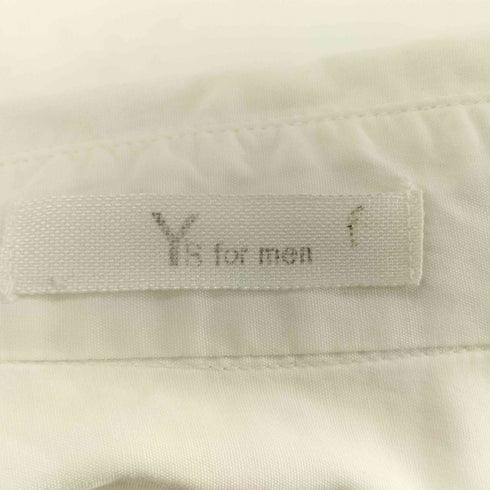 ワイズフォーメン Ys for men レギュラーカラー長袖シャツ メンズ