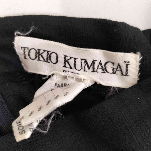 トキオクマガイ TOKIO KUMAGAI ノースリーブ ギャザートップス レディース
