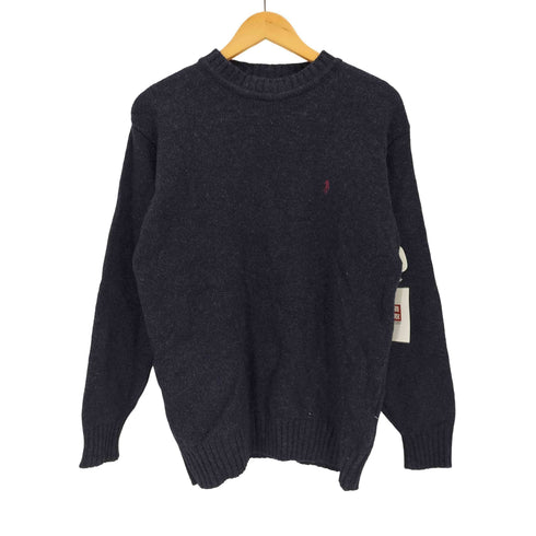 ポロバイラルフローレン Polo by RALPH LAUREN pure shetland ポニー刺繍クルーネックセーター メンズ import:L