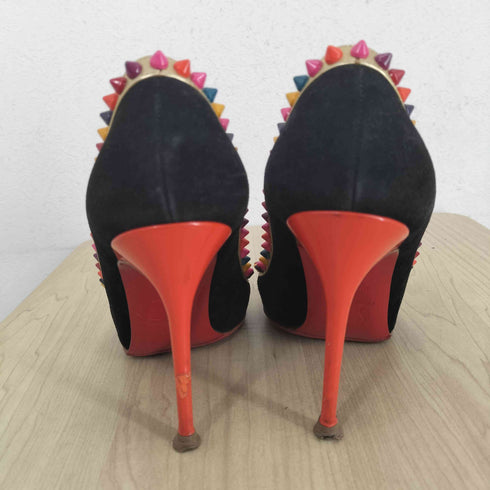 クリスチャンルブタン CHRISTIAN LOUBOUTIN MALABAR マルチカラースタッズヒールパンプス レディース JPN:36
