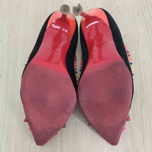 クリスチャンルブタン CHRISTIAN LOUBOUTIN MALABAR マルチカラースタッズヒールパンプス レディース JPN:36