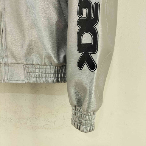black air フェイクレザージャケット レディース JPN:XL