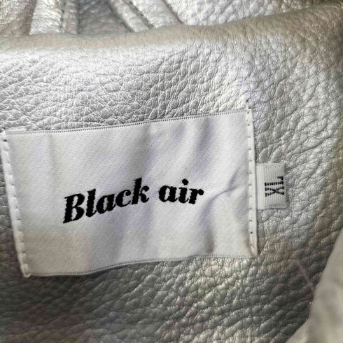 black air フェイクレザージャケット レディース JPN:XL