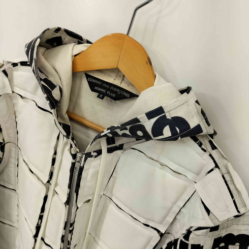 コムデギャルソンオムプリュス COMME des GARCONS HOMME PLUS AD2018 18AW Artwork by Cecil Touchon ホワイトショック期 タイルジャケット メンズ JPN:M