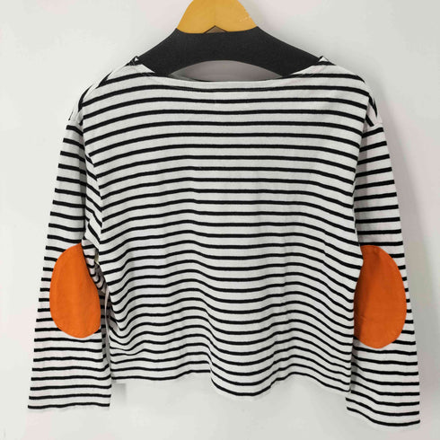 ビームスボーイ BEAMS BOY エルボーパッチ バスク ロングスリーブ カットソー レディース FREE