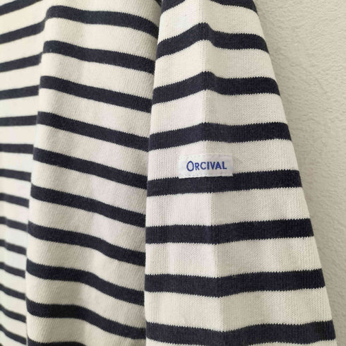 オーチバル ORCIVAL ボートネックバスクシャツ メンズ