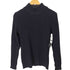 Garanteret ren uld S.N.S HERNING ウール100% 畦編みモックネックセーター メンズ JPN:S