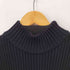 Garanteret ren uld S.N.S HERNING ウール100% 畦編みモックネックセーター メンズ JPN:S