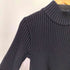 Garanteret ren uld S.N.S HERNING ウール100% 畦編みモックネックセーター メンズ JPN:S