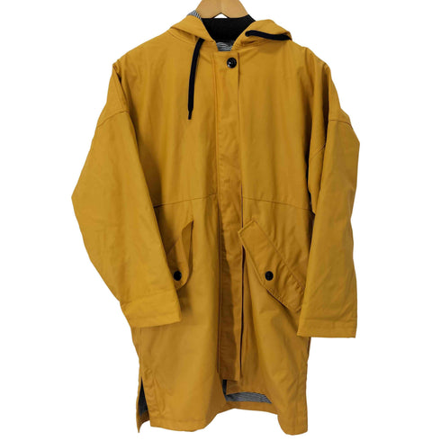 プチバトー PETIT BATEAU ポリエステルコーティングフーデットコート レディース import:XS