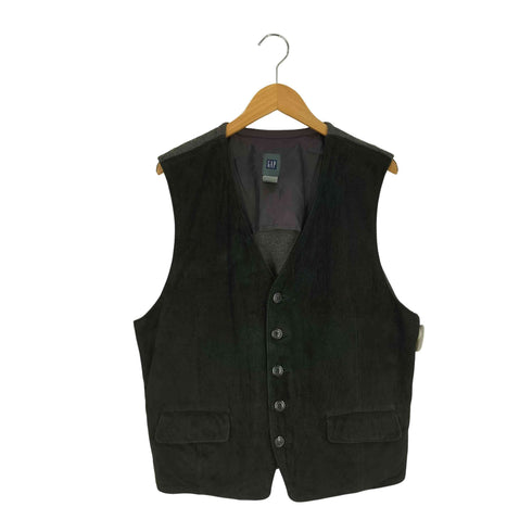 ギャップ Gap ニット切替 スウェードレザー ベスト メンズ import:L