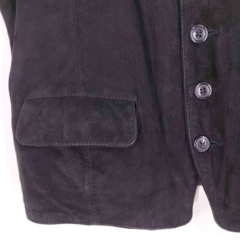 ギャップ Gap ニット切替 スウェードレザー ベスト メンズ import:L