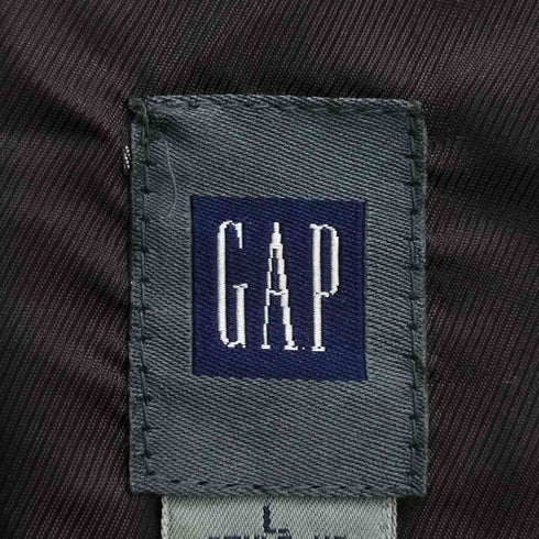 ギャップ Gap ニット切替 スウェードレザー ベスト メンズ import:L