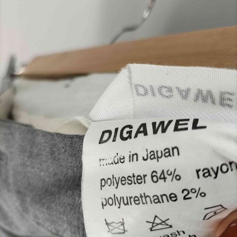 ディガウェル DIGAWEL センタープレステーパードスラックス メンズ JPN:1