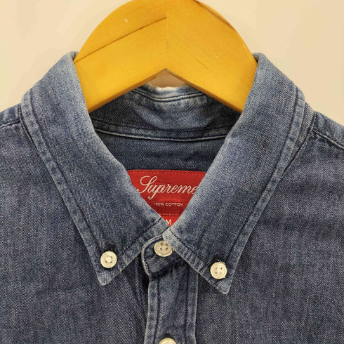 シュプリーム Supreme Denim L/S Shirt Blue メンズ import:M