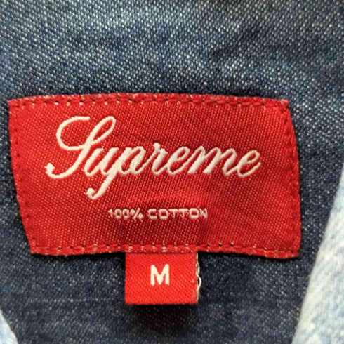 シュプリーム Supreme Denim L/S Shirt Blue メンズ import:M