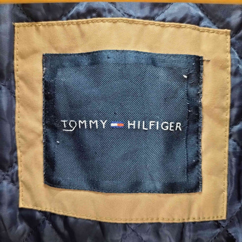 トミーヒルフィガー TOMMY HILFIGER ワンポイントロゴ刺繍 中綿ジャケット メンズ import:L