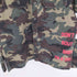サニーサイダー SUNNY SIDER DON'T WORRY BOUT THANG BABY GIRL I'M A SOLDIER HUH プリント カモ 迷彩柄 ミリタリーシャツ メンズ import:S