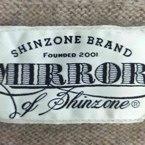 ミラーオブシンゾーン MIRROR OF Shinzone カシミヤ100 Vネックニット レディース FREE