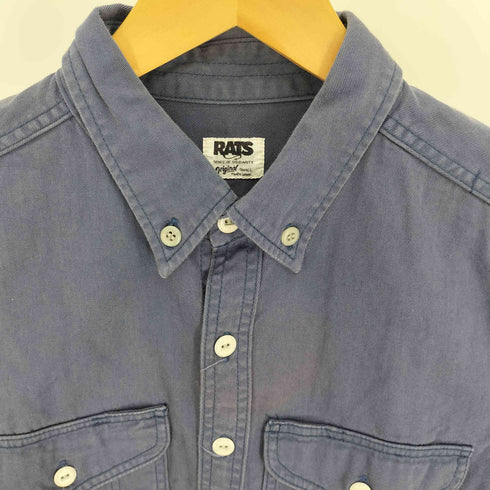 ラッツ RATS コットン ツイル B.D. ワーク シャツ メンズ JPN:S