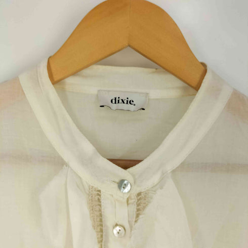DIXIE イタリア製 フリンジ シアー シャツ ブラウス レディース import:M